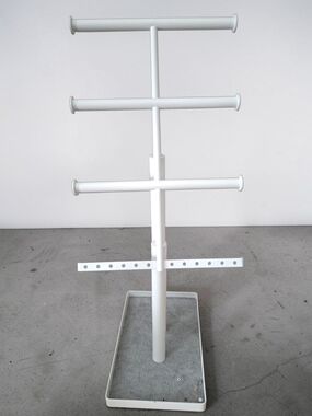 White Jewelry & Earring Stand Display